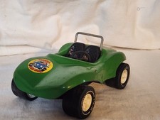 Vintage 1970s Green Tonka Fun Buggy Dune Pressed Steel Car Toy Made in USA