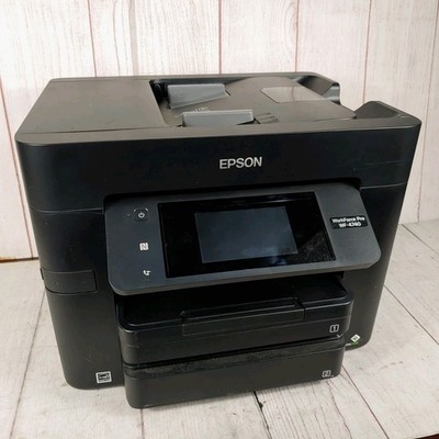 Epson WorkForce Pro WF-4740 All-In-One Inkjet Printer - Black (C11CF75201) WORKS