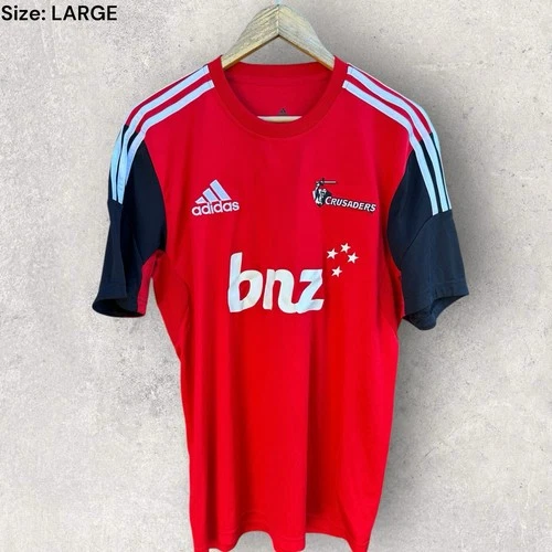 Canterbury Crusaders 2014 Jed Brown Issued Adidas Training Shirt Mens Large