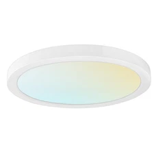 LUXRITE 9 Inch LED Flush Mount Ceiling Light, 18W, 3 Color Selectable 3000K