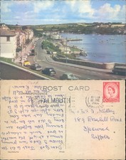 Falmouth waterfront and street view Cornwall Scilly Isles England Reproduced