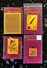 Dreamweaver Brass Stencils - misc - lot of 4