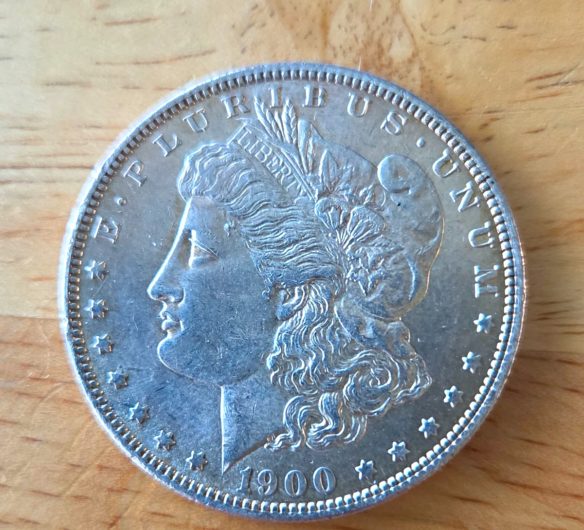 アメリカモルガンONE DOLLAR-シルバーコンチョ 1900年製 Philadelphia Silver 1900 Year Morgan US Dollars (1878-1921) for