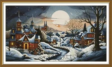 Creative Сross Stitch Embroidery Kit "Winter sonnet" Nova Sloboda