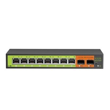 10-Port 2.5 Gigabit Switch with 2 10G SFP Uplink Ports,Unmanaged ,Fanless,Com...
