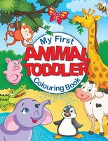 My First Animal Toddler Colouring Book | Feel Happy Books | Taschenbuch | 2020