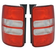 Rückleuchten Set für VW Caddy 2K 2010- zweiteilige Klappe Rücklichter Rot Weiß