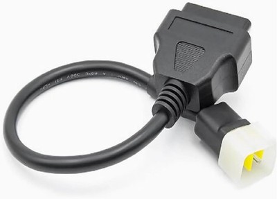 6Pin OBD Motorcycle Cable to 16Pin Adapter for Delphi, Benelli, Bosch ECUs