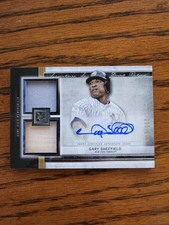 2020 Topps Museum Collection Signature Swatch Dual Relics Gary Sheffield /299