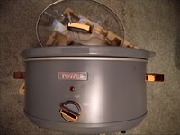 Tower XL 6.5L Slow Cooker, Cavaletto, Grey and Rose GOLD