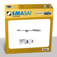 Imasaf ESD Auspuff Endtopf für Fiat Marea + Weekend (185) 1.9/2.4 TD / JTD