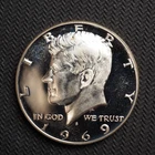 1969    S    PROOF  KENNEDY  SILVER  HALF DOLLAR **FREE SHIPPING**C2563