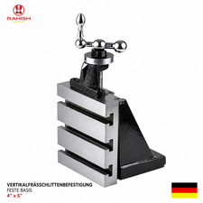 Neu Drehbank Vertikalfr&auml;sschlittenbefestigung Feste Basis 4" x 5" Zoll 7er Serie