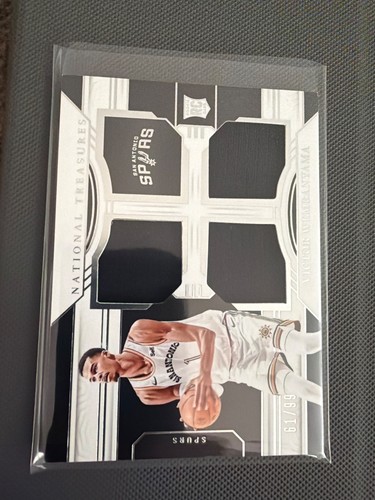 2023-24 Panini National Treasures  Rookie Triple Materials Victor Wembanyama /99