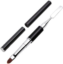 Pincel de poligel de doble punta y herramienta de pincel de seleccion disenos