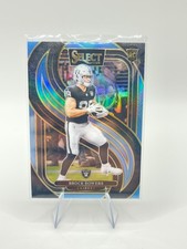 2024 Panini Select - Premier Level Brock Bowers #118 Blue Prizm /99 (RC)