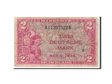 [#350143] Banknote, GERMANY - FEDERAL REPUBLIC, 2 Deutsche Mark, 1948, VF