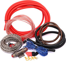 4 Gauge Audio Amplifier Installation Wiring Systems Kit,Make Connections