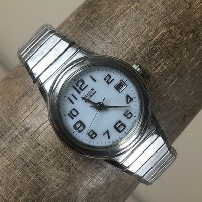 Citizen Eco-Drive Women E011-S030731 Dress Date Expansion Solar Watch 6 1/4''