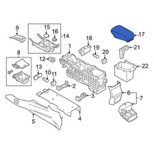 For Ford Police Interceptor Utility 16-19 Ford Front Console Armrest For Ford Police Interceptor Utility 16-19 Ford Front Console Armrest