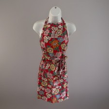 Cath Kidston Camden Crazy Daisy Floral Print Canvas Apron One Size 100% Cotton