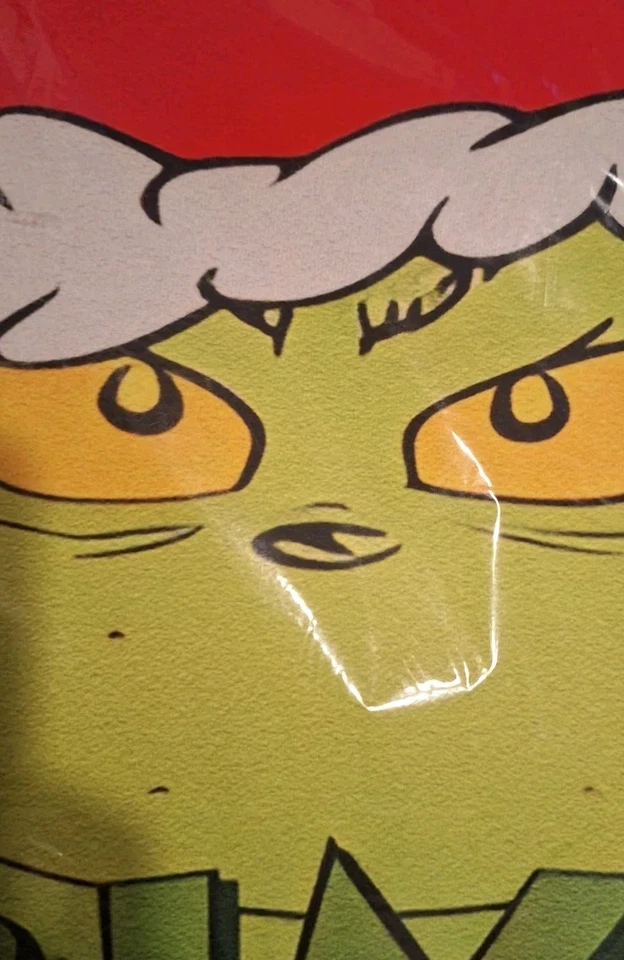 Juego de Cortinas de Ducha Navidad Grinch con Ganchos Nuevo en Paquete Original Lindo Color Foto 4 de 4