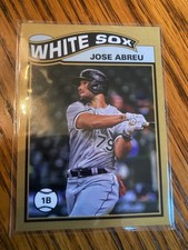 2021 Topps UK Edition 1978-79 Redux Gold Parallel /25 Jose Abreu White Sox SR8