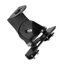Black Stainless Steel Car Vehicle Mobile Antenna Clip Bracket Holder Mount