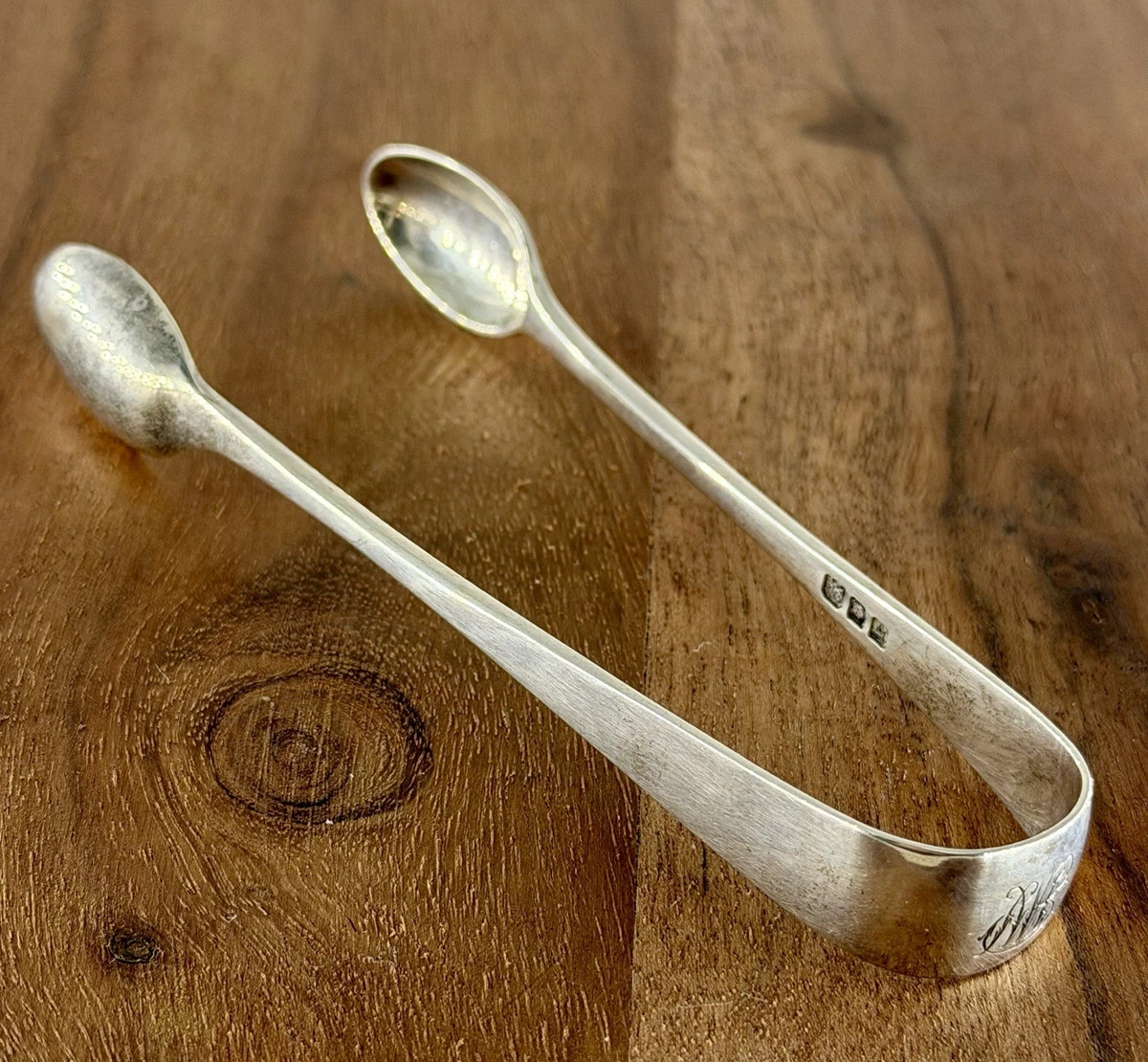 ライオンホールマーク　銀製スプーン、トング　88g 東Y7-0704⭐︎2F Lion Sugar Tongs Silver Antiques for sale | eBay