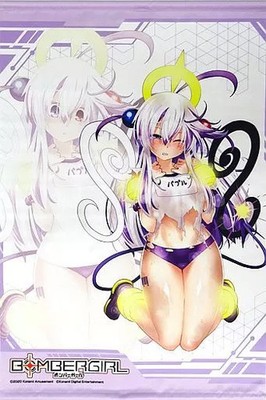 Medicos Entertainment Bomber Girl Machi Asobi Cafe Tapestry Purple B2