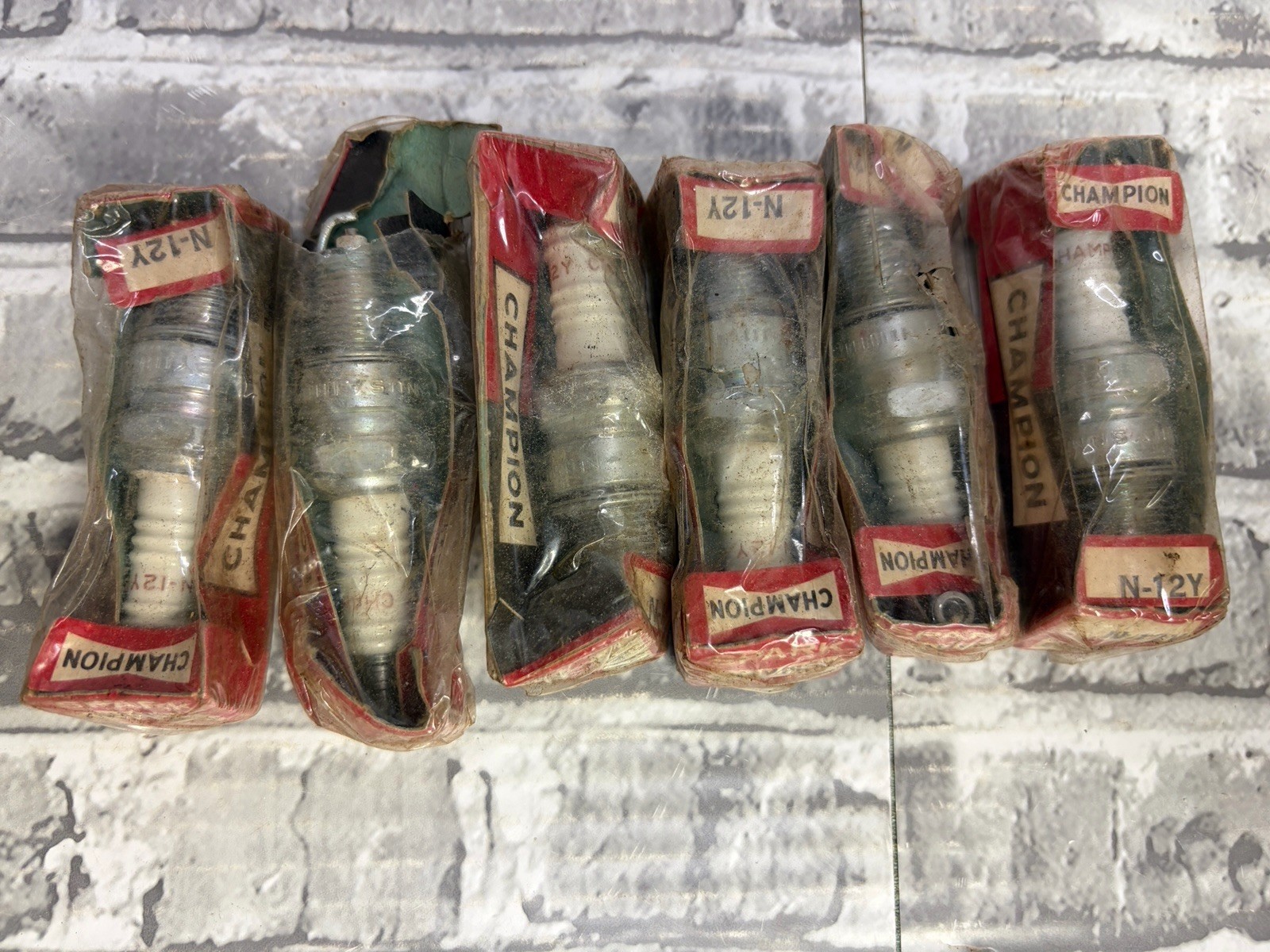 Champion Spark Plug N12Y Set Of 6 New
