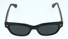 WMP Genesis Black Rectangle Sunglasses 1132 BLKBLK 50-20-140 B:34