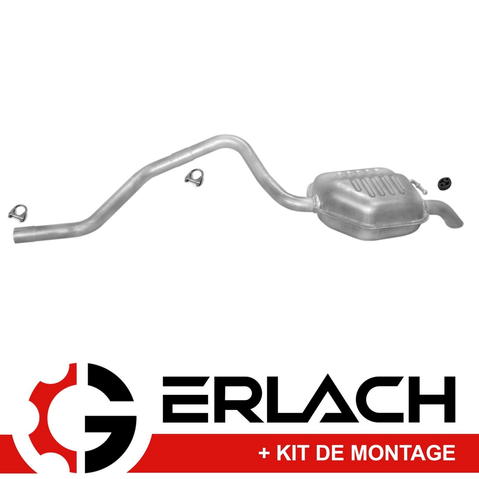 Silencieux arrière pour Ford Mondeo III Break 2.0 16V de haute longévité 694
