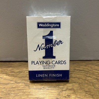 Waddingtons Nummer 1 Spielkarten, Leinenoptik (neu, ungeöffnet)