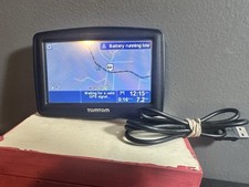 TomTom XL SAT NAV GPS Model:4ETC3 - Touch Screen Black TESTED 