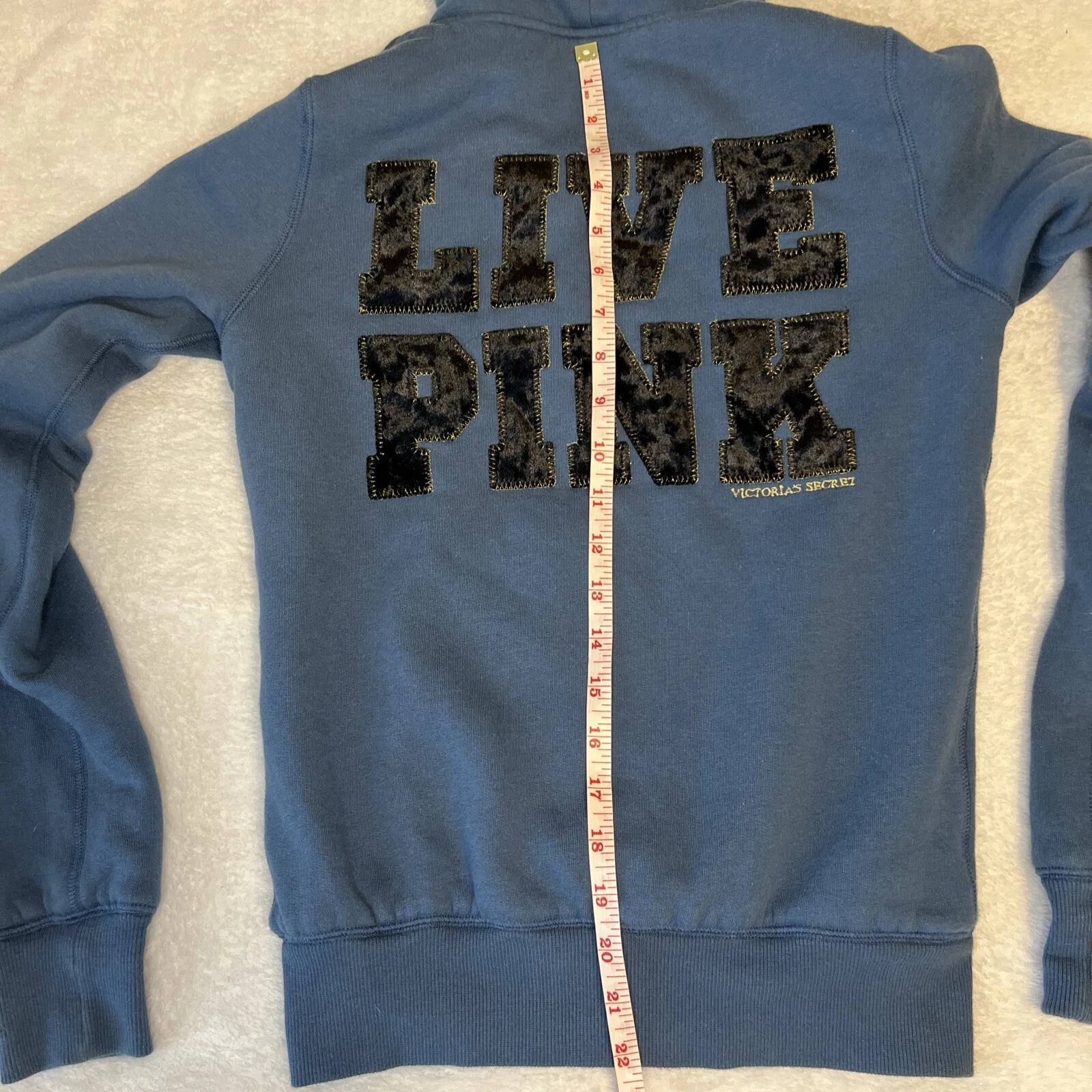 UNDERCOVER Giacca con cappuccio foderata in pelliccia rosa vivo Victorias Secret Love S Toggles velluto