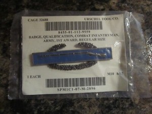 COMBAT INFANTRYMAN BADGE (CIB) - 1st AWARD