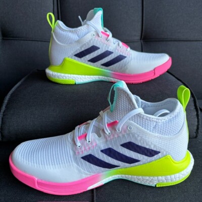Adidas Women's Crazyflight Mid Volleyball Shoes White HP3337