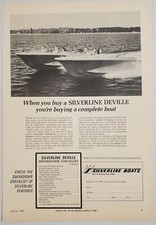 1963 Print Ad Silverline Seville Boats Made in Moorhead,Minnesota