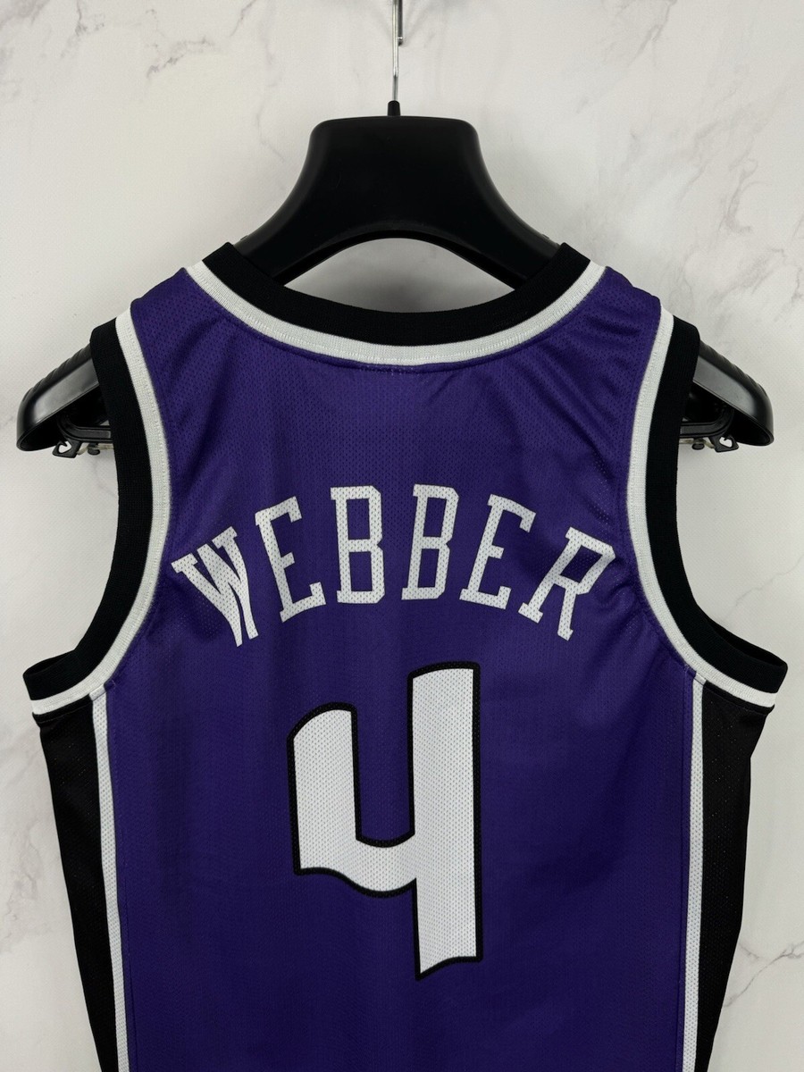 Vintage 90s Champion Sacramento Kings #4 Webber NBA Jersey S | eBay