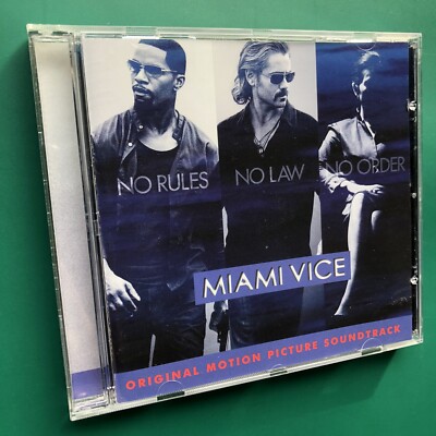 MIAMI VICE Michael Mann Film Soundtrack CD John Murphy Colin Farrell Jamie Foxx