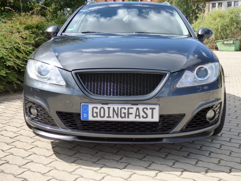 Para Seat Exeo alerón delantero labio faldón delantero labio delantero 2008-2013 - Imagen 3 de 4