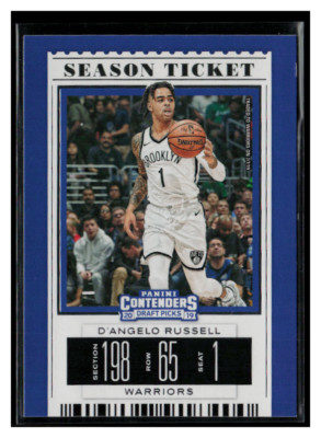 2019 Panini Contenders Draft Picks #10 D'Angelo Russell