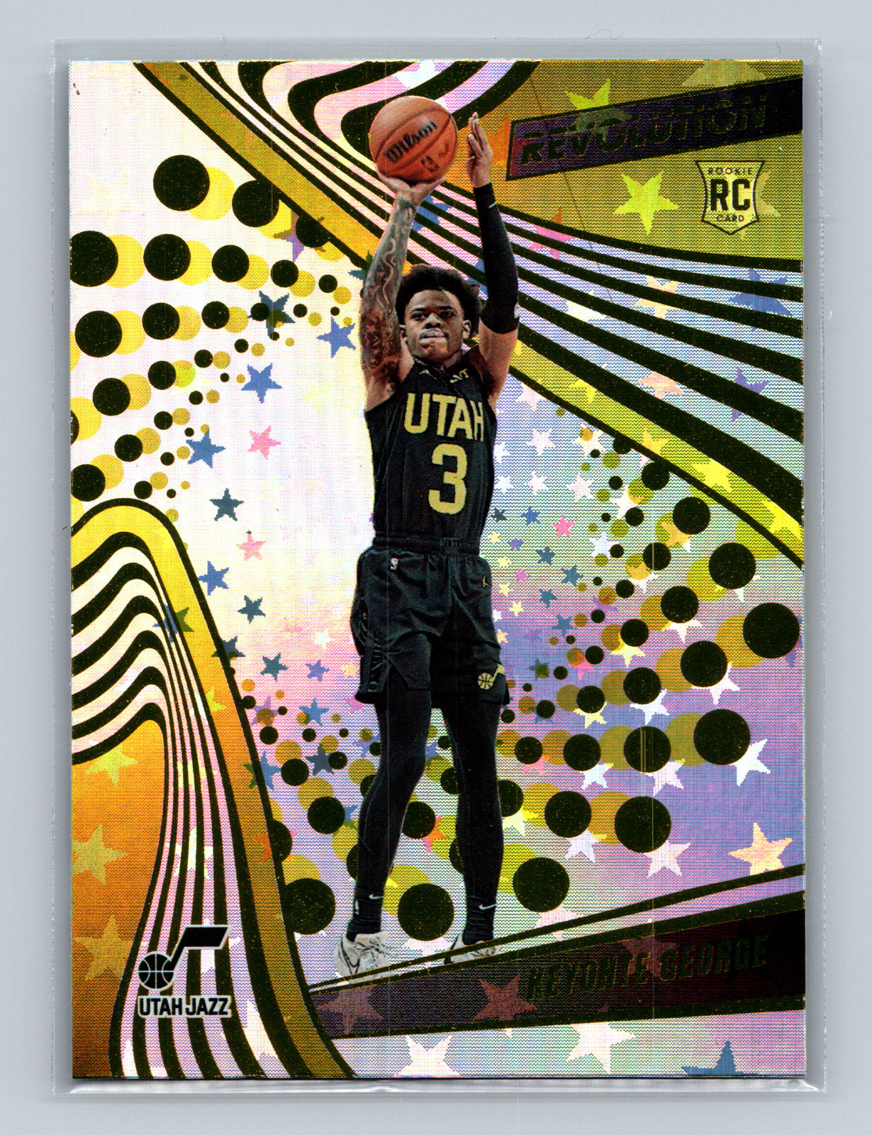 2023-24 Panini Revolution Astro Keyonte George RC #118 Utah Jazz