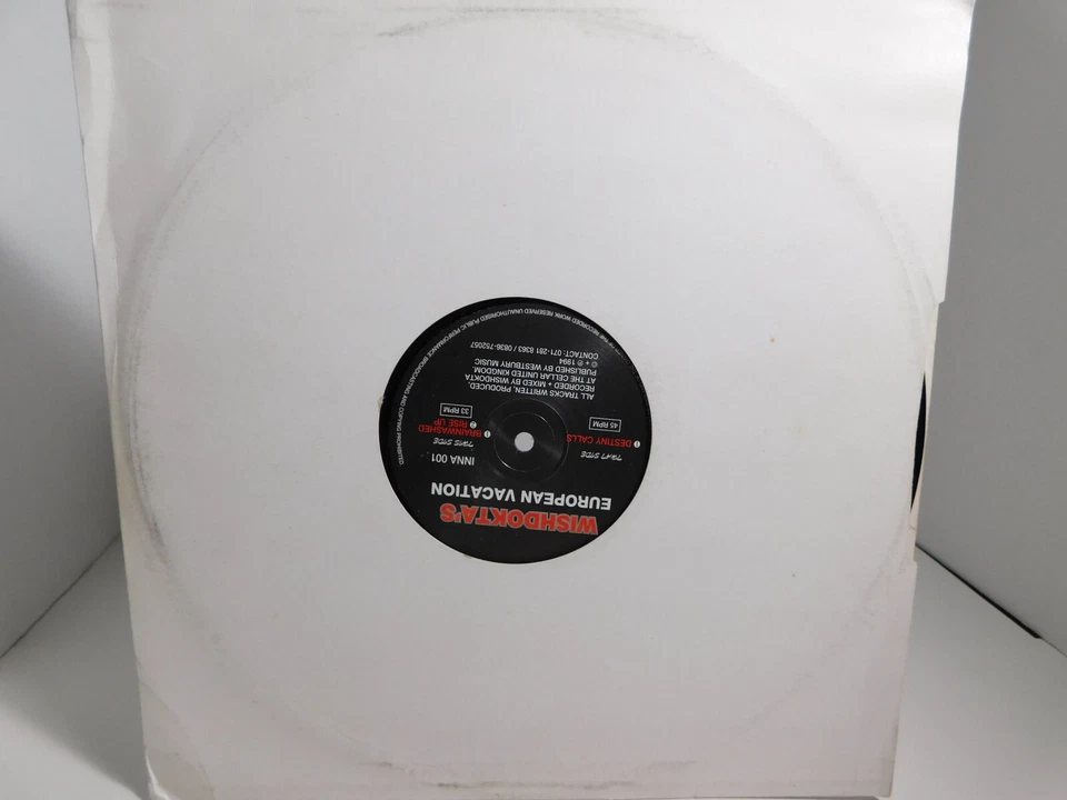 Wishdokta – Wishdokta's European Vacation 1994 UK 12" Single INNA 001 Foto 2 de 4