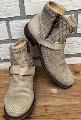 FIORENTINO+BAKER-damen Stiefeletten/Boots-grün beige-Gr. 37