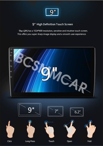 For Apple Carplay Radio Android 13 GPS Fit For 2009-2012 Hyundai Genesis Coupe - Picture 2 of 6