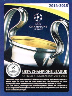 Panini : UEFA Champions League 2014-2015   Album stickers 307-634