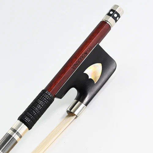 4/4 Size Concerto Level Pernambuco Cello Bow Natural Horsehair **Ship from USA**