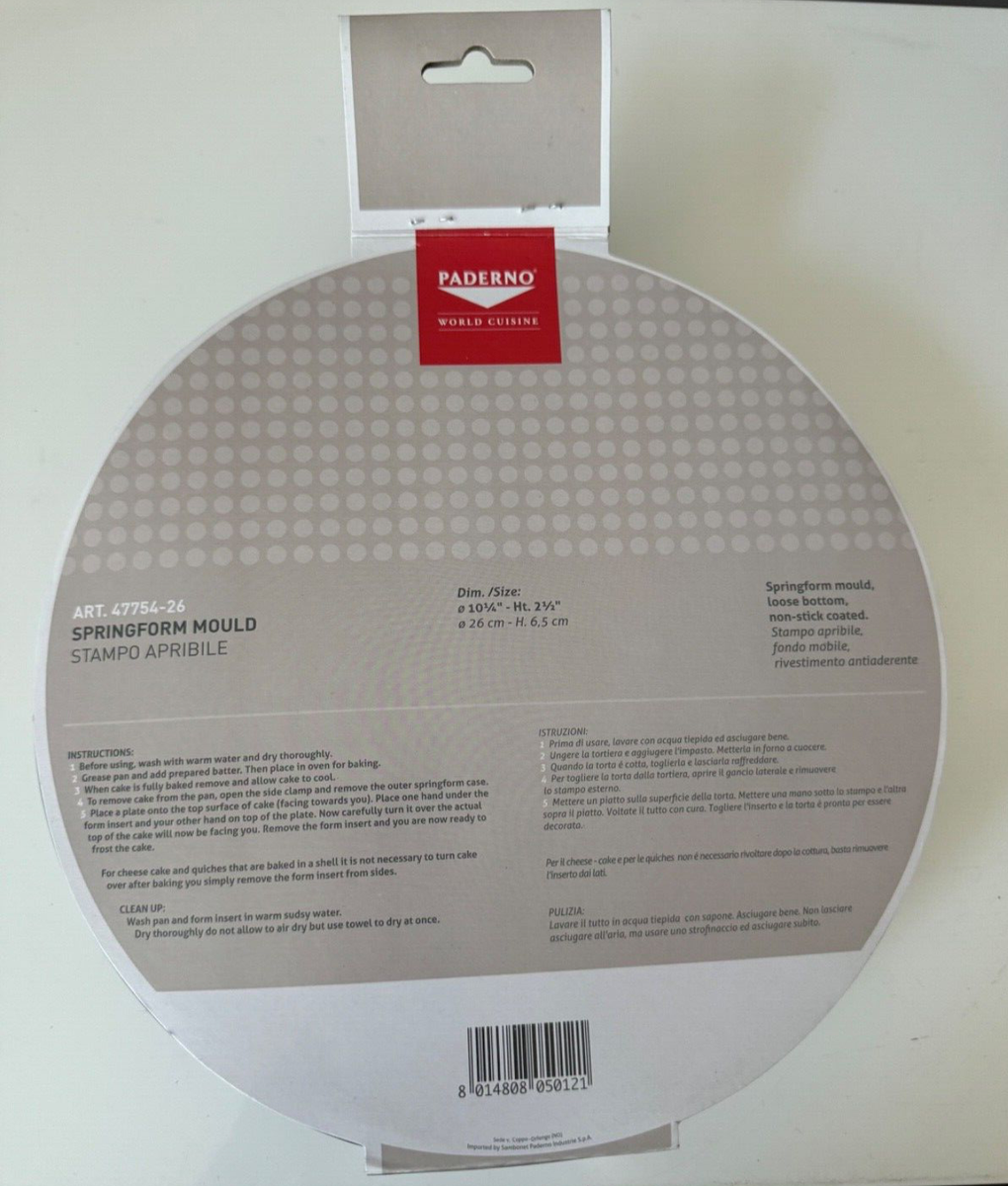 Paderno World Cuisine 47754-26 Non-Stick Springform Pan